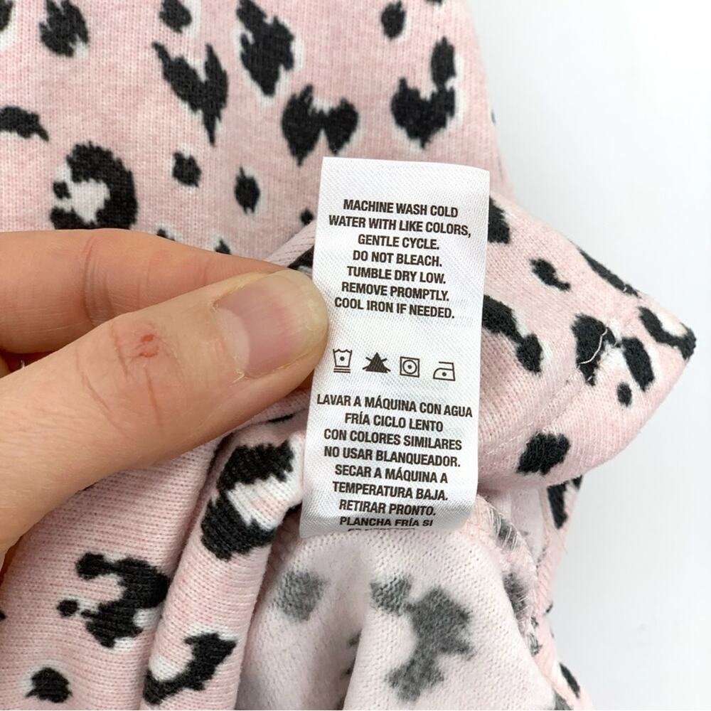 KAREN NEUBURGER Live Love Lounge Pajama Set Pink Leopard S - Picture 4 of 10